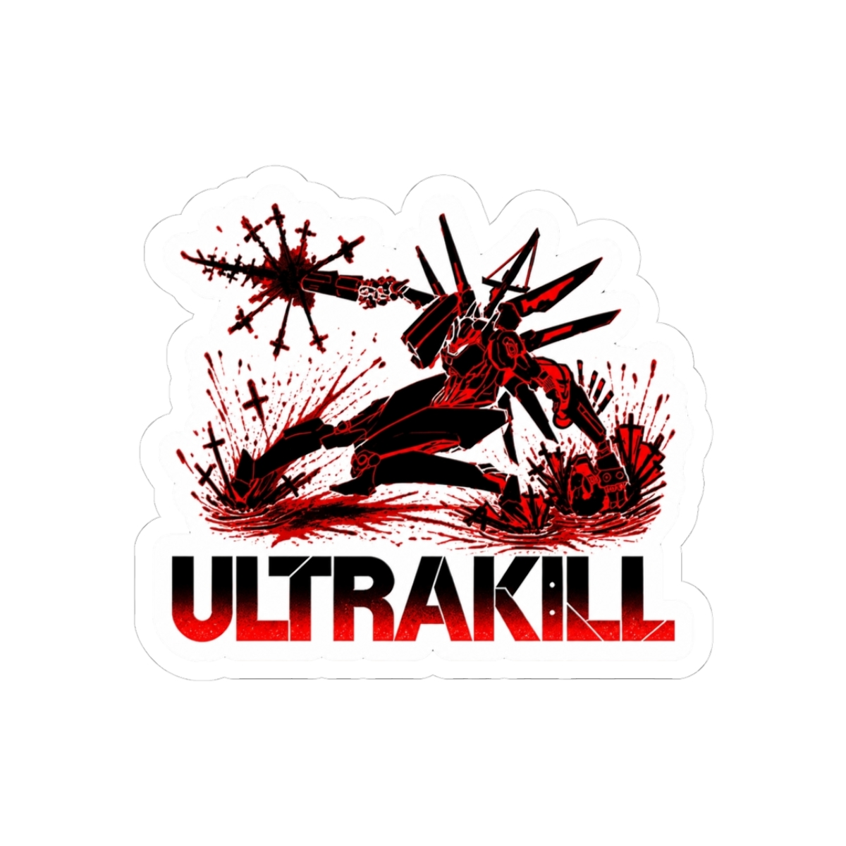 V1 Infinite Hyperdeath Sticker | ULTRAKILL