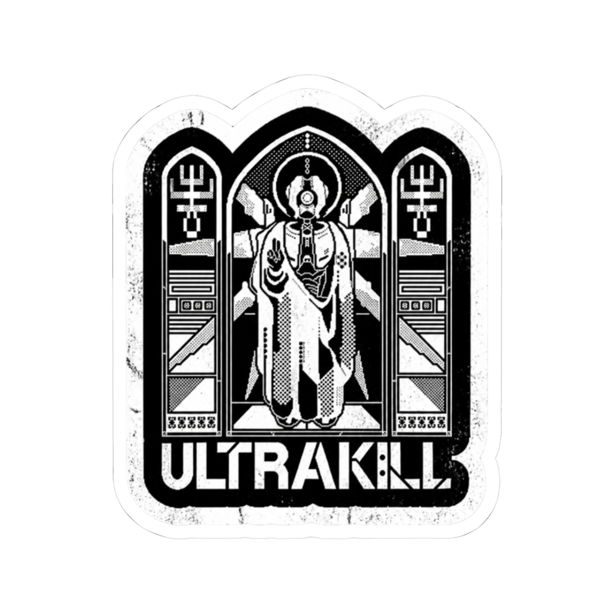 Ultrakill -White Sticker