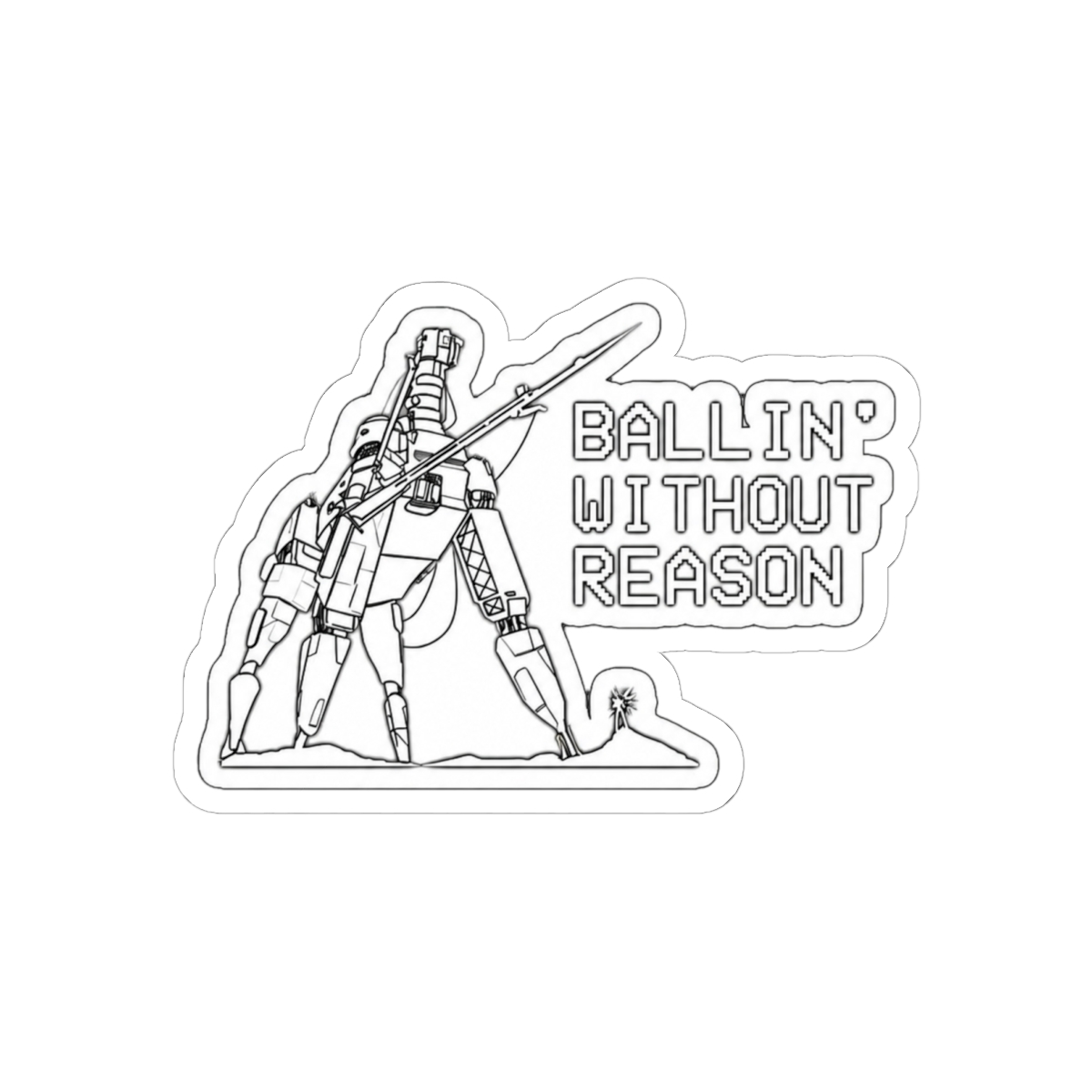 Ultrakill Ballin' Without Reason - alternate angle 2, merchandise